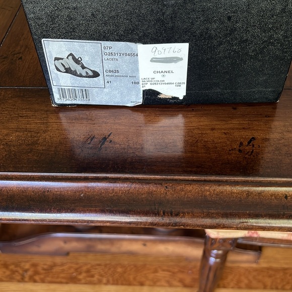 Chanel toecap gold and black sneakers size 41 - Picture 8 of 8